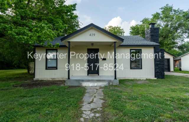 Completely Renovated 2 Bed 1 Bath Rental House in Skiatook!