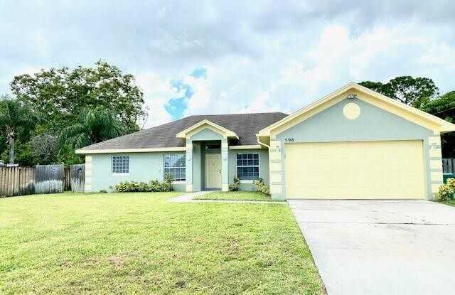 598 NW Kingston Street - 598 Northwest Kingston Street, Port St. Lucie, FL 34983