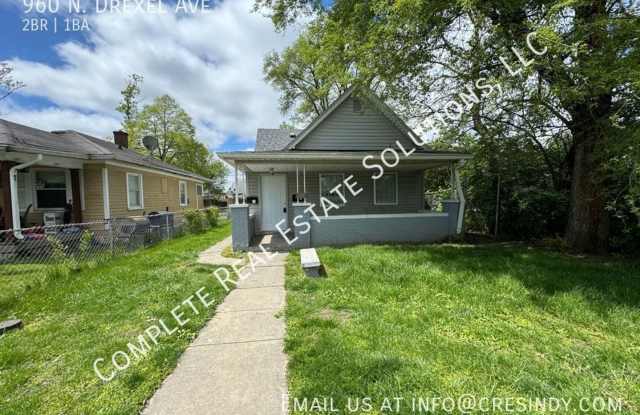 Now Showing this 2 BR, 1BA duplex located at 960 N. Drexel Ave., Indianapolis photos photos