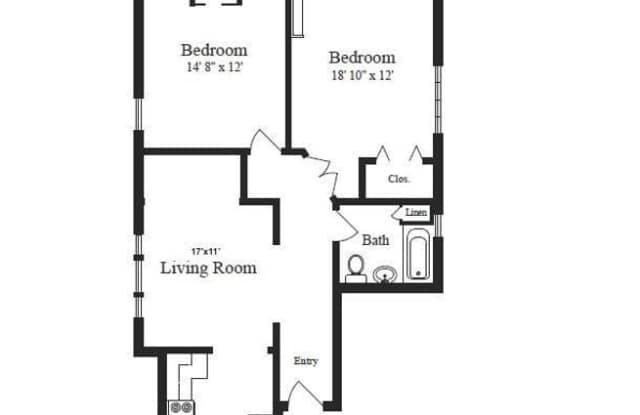 Photo of Nice 2 bed with office