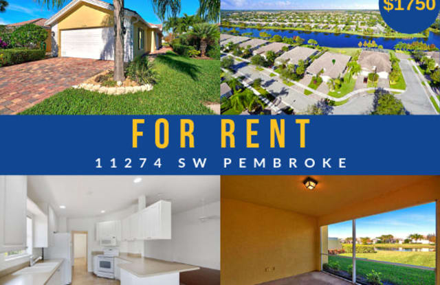 11274 SW Pembroke Drive - 11274 Southwest Pembroke Drive, Port St. Lucie, FL 34987