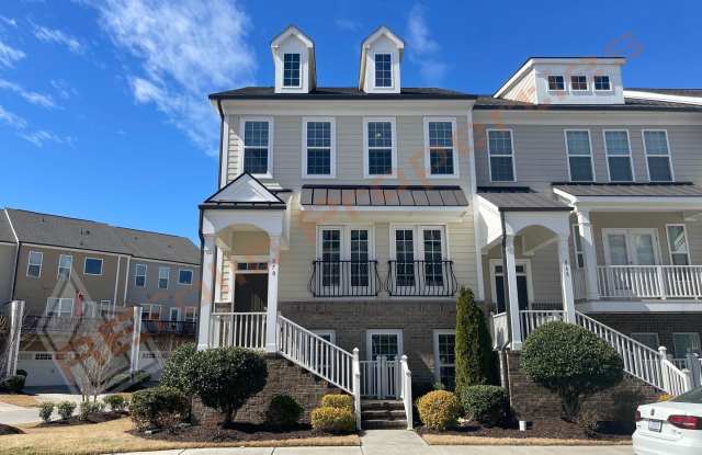 Photo of Beautiful End Unit 3 Story 3 bedroom, 3.5 bathroom Townhome with 2 Car-Garage in 540 Townes subdivision, Apex, Available March 7th!