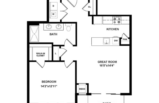 One Bedroom Luxury Apartment (Elevator Building)