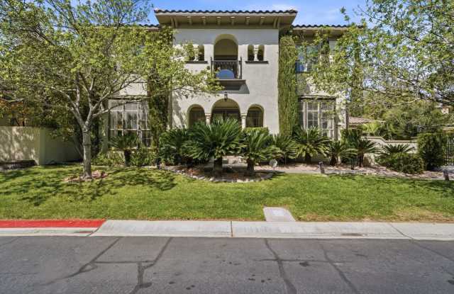 Private Gated Christopher Homes Estate in The Vineyards | Resort-Style Backyard & Strip Views
