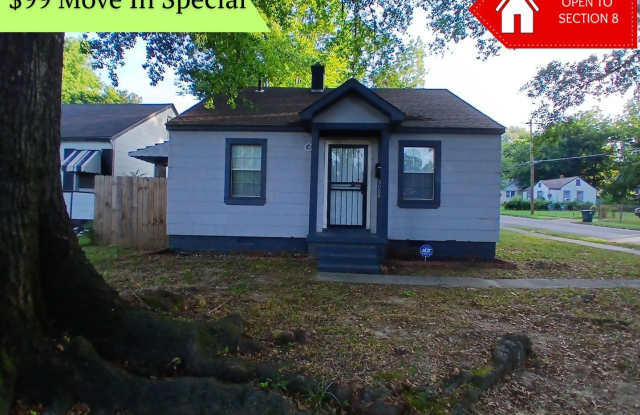 Photo of Charming 2 bedroom 1 bath home for rent- SECTION 8 FRIENDLY- $99 Move In Special
