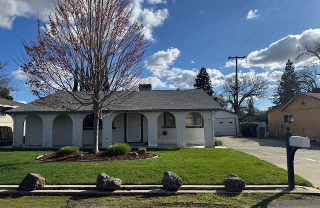 Single level home on large lot