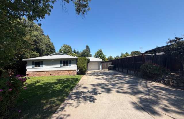 Adorable house with large deck,  yard and RV access