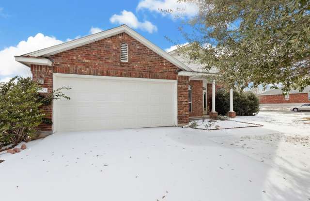 One-Story with Spacious Kitchen  Covered Porch!