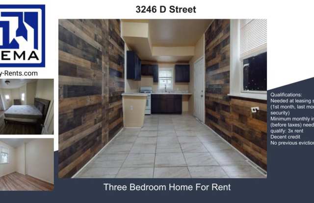 Renovated 3 Br for rent
