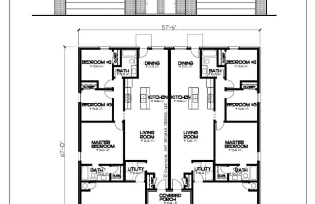 3 bedroom, 2 bathroom, 2 car garage
