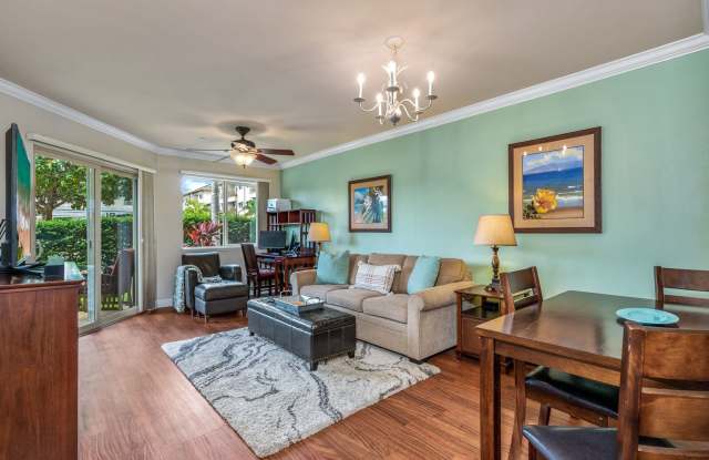 Furnished 2 Bed/2 Bath Hale Kanani Condo, Across from The Cove  Charley Young Beach
