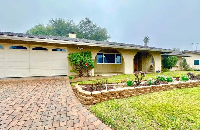Wonderful Single Story Home in Quiet Neighborhood of Fallbrook with Spacious Backyard  Beautiful Mature Trees  Landscaping!
