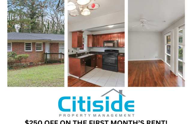 Photo of 3-bedroom, 1.5-bath in Decatur! ***$250 OFF ON THE FIRST MONTH’S RENT!***