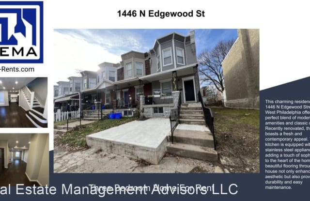 1446 N Edgewood St. - 1446 North Edgewood Street, Philadelphia, PA 19151