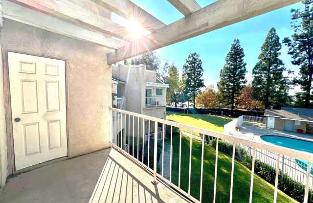 2-Bedroom, 2-Bath Upstairs Condo Unit in Gated Pomona Community, Water/Trash/HOA Included!