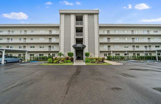 Photo of first-floor unit featuring a 2 bedroom, 2 bath fully furnished