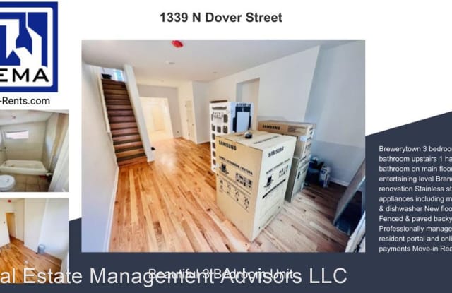 1339 N Dover Street - 1339 North Dover Street, Philadelphia, PA 19121