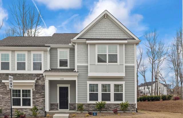 Brand New End Unit Townhome in Tryon Gardens! 2 Car Garage - 1400 Latham Garden Drive, Wake Forest, NC 27587