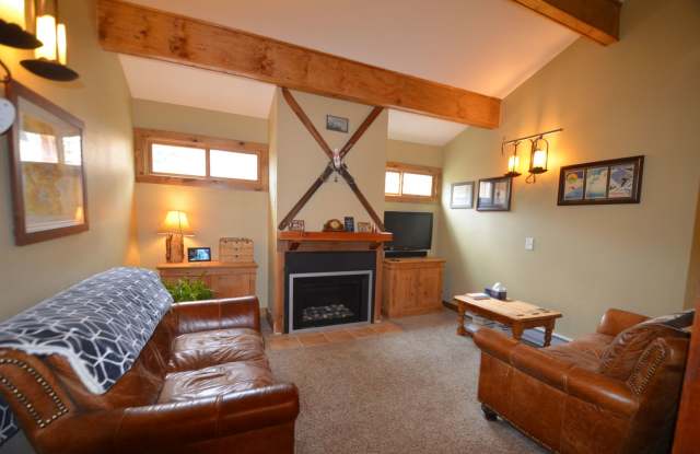 Pets Negotiable!  Walk to town, community hot tub! 2 month lease!