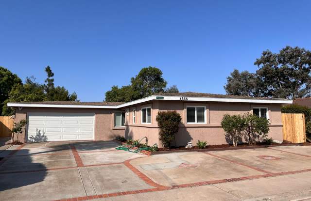 Bay Ho / Clairemont 3 Bedroom 2 bathroom Home with 2 car garage ( 4666 Monongahela Street )