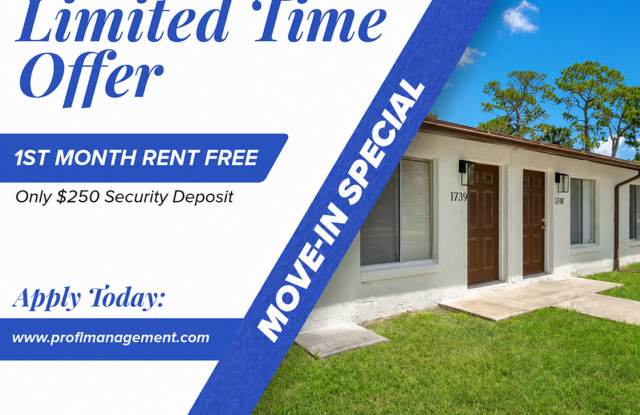 1ST MONTH FREE RENT 1 Bed 1 Bath Unit with Central Air Pet Friendly with Washer Dryer Hook Ups in Unit Section 8 Welcome