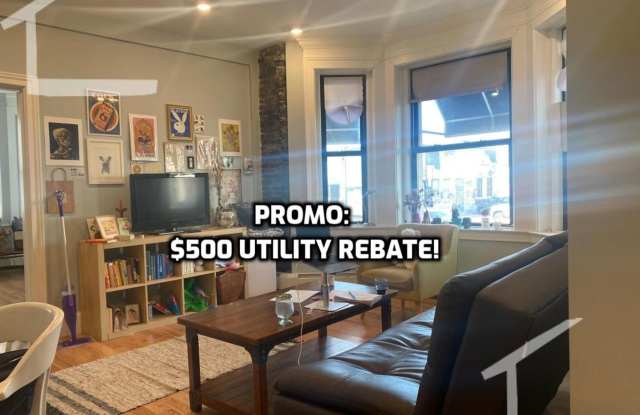 Watch Youtube Video Tour!  $500 Utility Promo Avail!  Gorgeous Modern Apt in Prime Location. JUST RENOVATED!