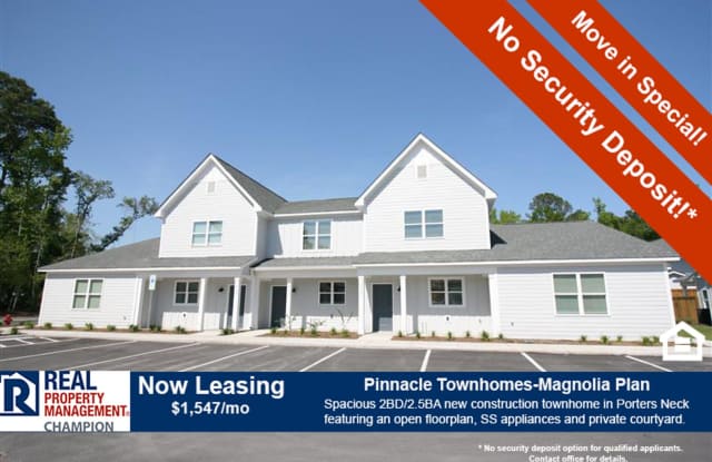Newly Constructed Luxury Townhomes in Porters Neck