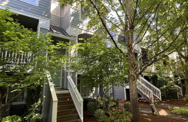 Modern 2 Bedroom + Bonus Room Townhome Near Nike with Dual En Suites, Balcony & Attached Garage