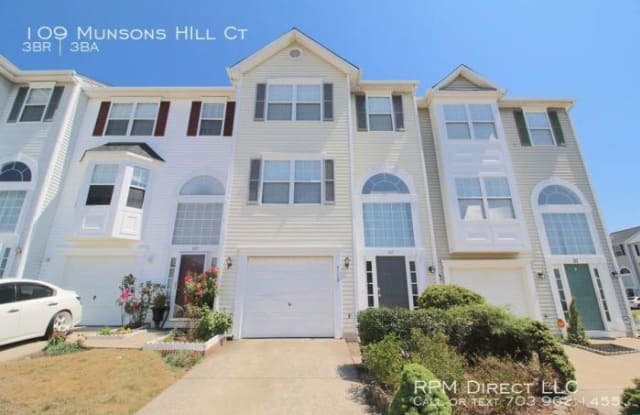 109 Munsons HIll Ct - 109 Munsons Hill Ct, Stafford County, VA 22554