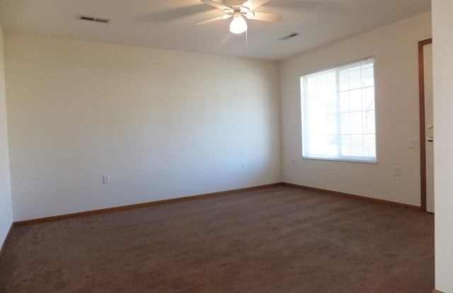 Large 2 bedroom apartment with washer/dryer hookup. 55+ community