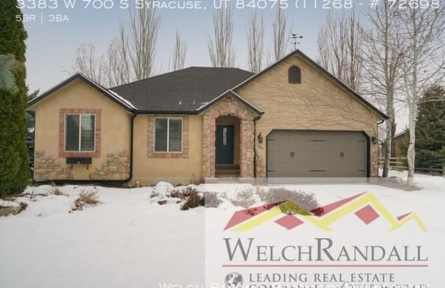 3383 W 700 S Syracuse, UT 84075 (11268 - 3383 West 700 South, Syracuse, UT 84075