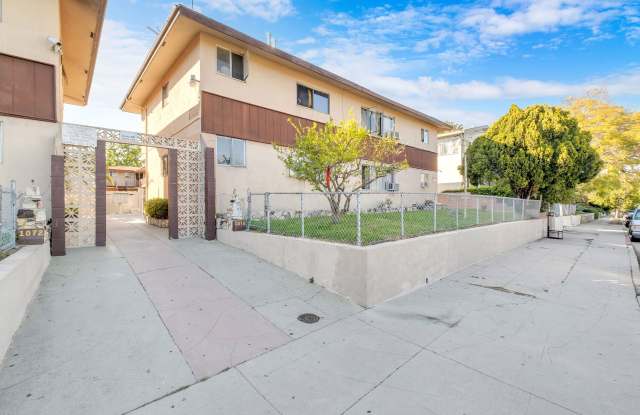 A large one-bedroom unit in a peaceful courtyard style apartment is now available!