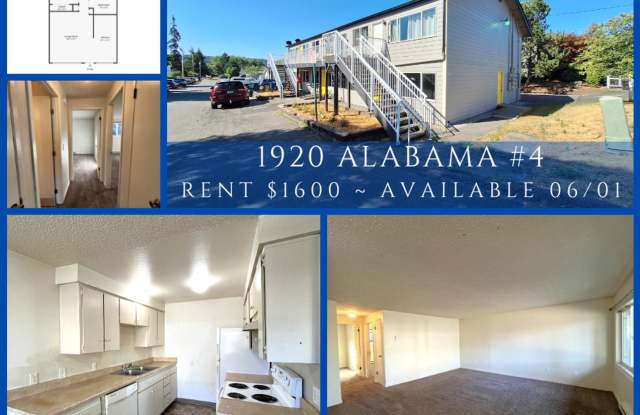 Second Floor Two Bedroom in Central Bellingham Location