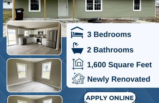 FOR RENT!! 3 Bed 2 Bath Newly Renovated in Troy, MO