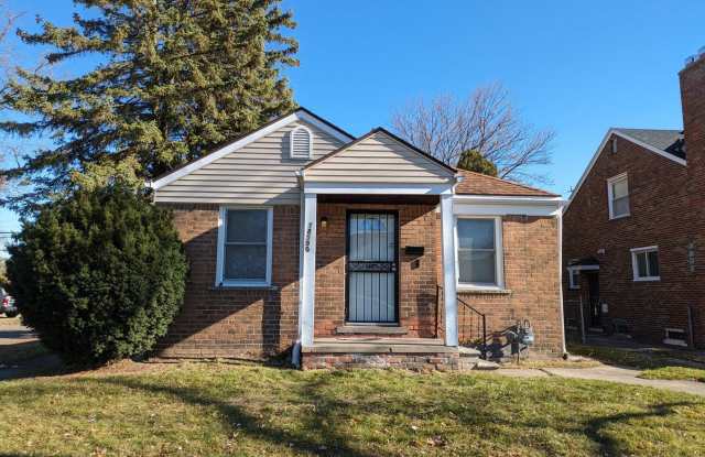 18590 Ashton 2bed/1 bath HARDWOOD FLOORS - GLASS TILE BACK SPLASH - BUILT-IN CABINETS - CORNER LOT - 2-CAR GARAGE - STOVE  FRIDGE INCLUDED - 48219