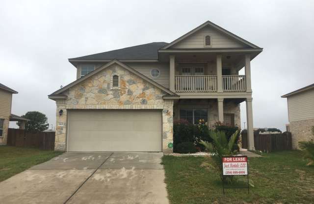 Available Now!!!! Beautiful 2 story home with 3 bedrooms, 2.5 bathrooms, balcony accessed from the loft, 2 car garage with garage door opener, privacy fenced yard, enclosed patio and more. - 2603 Black Orchid Drive, Killeen, TX 76549