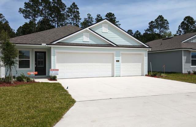 PREMIUM FINISHES AND A PREMIUM DEAL FOR AN 18 MONTH LEASE!! NEW 4/2/3 CONSTRUCTION - LARGE 4 Bedroom, 2 Bath home located in Entrada Gated Section - 68 Zancara Street, St. Johns County, FL 32084