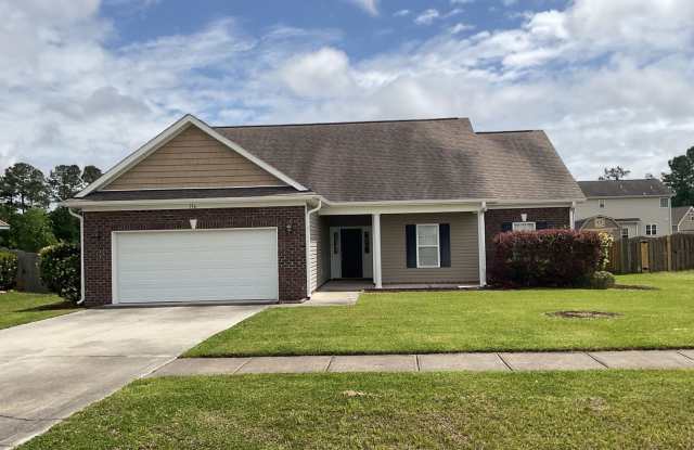 Three bedroom home w/ a bonus in Sterling Farms. - 136 Moonstone Court, Onslow County, NC 28546