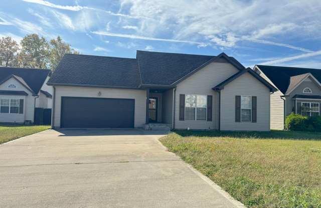 Convenient location! Cute 3 Bedroom 2 Bath Home with 2 Car Garage and Fenced Yard! New Carpet!