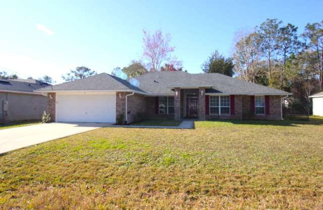 Spacious 4 Bed 2 Bath Screened Lanai Home w Fenced Yard in R Section! - 12 Round Table Lane, Palm Coast, FL 32164