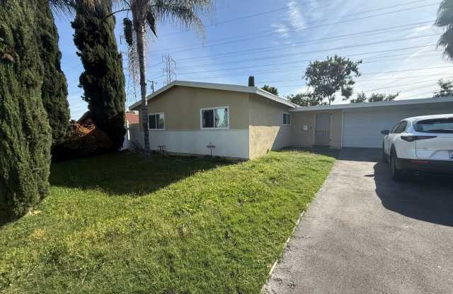 Clean and Ready - 3 bedrooms, 1 Bath - 2 car garage home for rent
