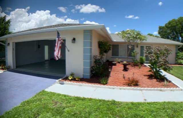 Photo of Coming December 1st - North Ft Myers single family Pool house with a large Screened in enclosure