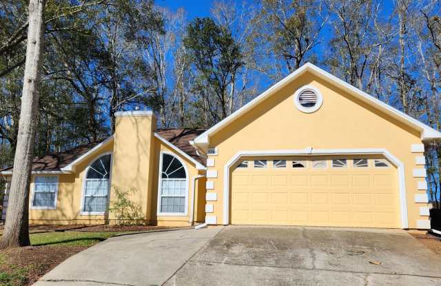 3 bedroom house for rent off Buck Lake Rd, all wood/ ceramic floors, 2 car garage available February 11, 2025 for $2350 per month
