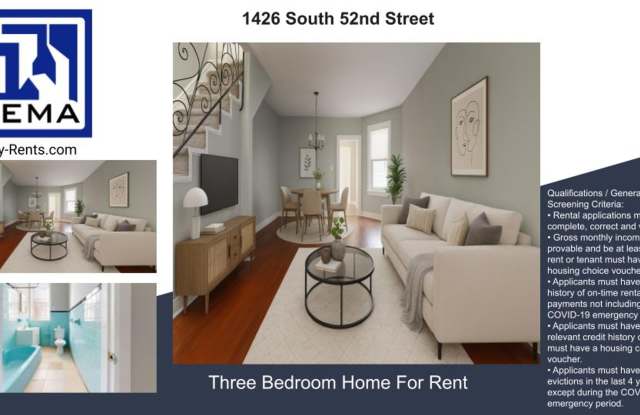 Photo of Lovely West Philly 3 Bedroom Home for Rent