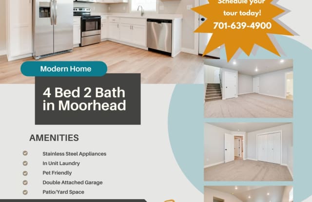 Modern 4-Bedroom Home in Moorhead