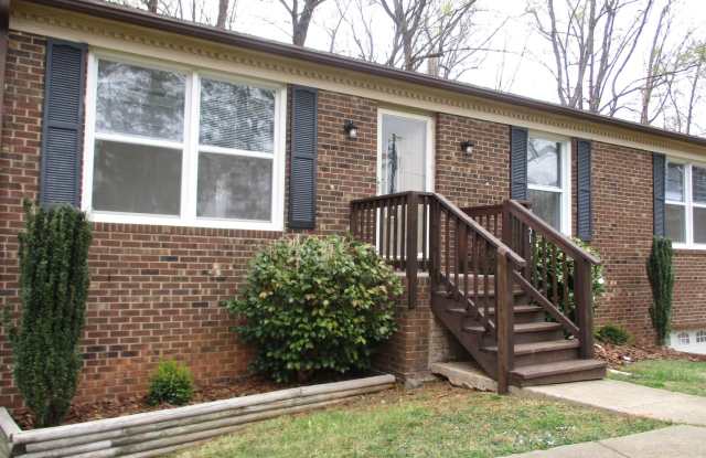 Brick house with 3 bedrooms, 2 baths and basement off of Stratford