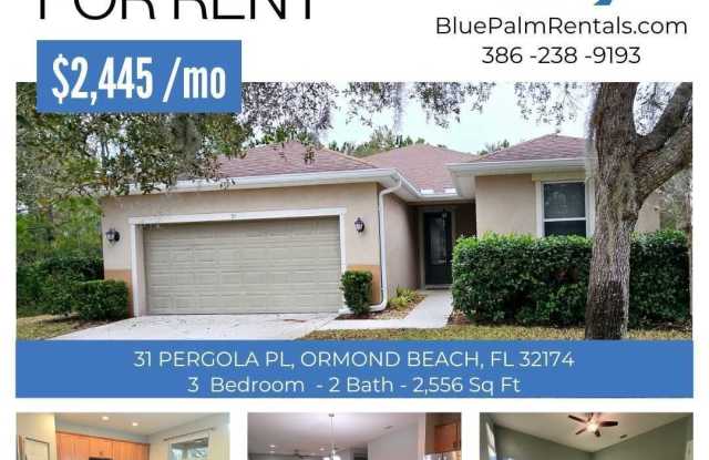 Photo of Beautiful 3 Bedroom 2 Bathroom Home, with Scenic Backyard View. Ormond Beach in Hunter's Ridge Community