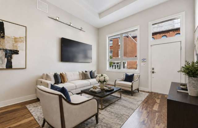 Luxury 23-Ft-Wide 3bed 2.5 bath Northern Liberties Townhome w/ Garage Parking, Finished Basement & Roof Deck