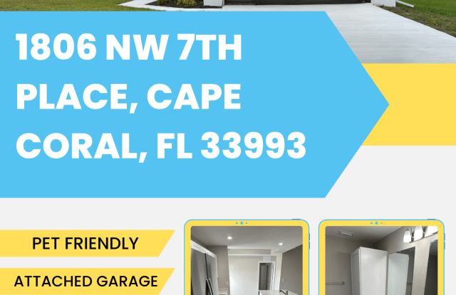 1806 NW 7th Pl - 1806 Northwest 7th Place, Cape Coral, FL 33993