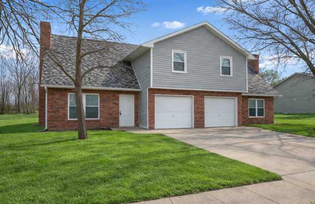 Three bedroom, two and a half bath